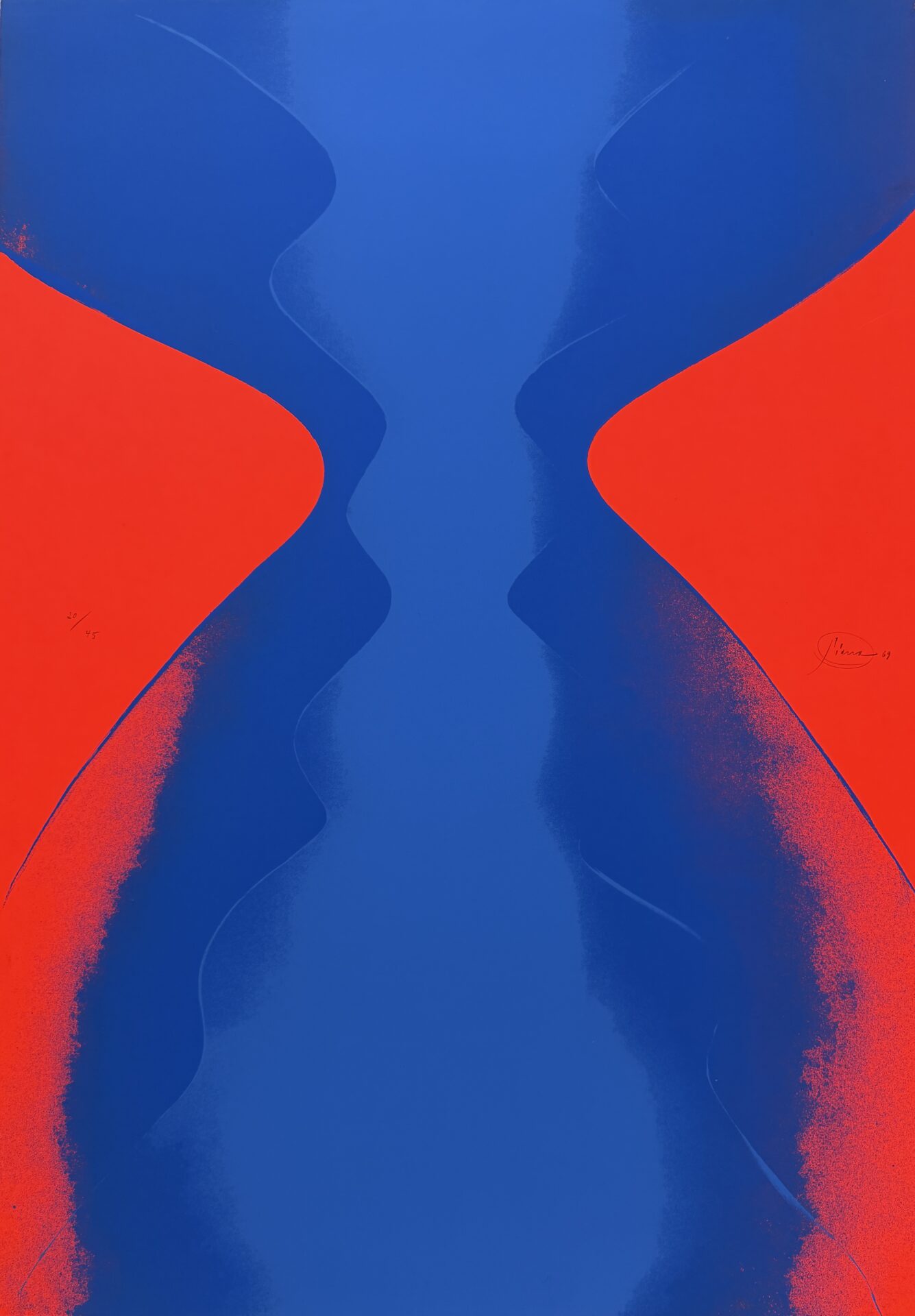 OTTO PIENE, Ciel Rouge Ciel Bleu – Bild 2