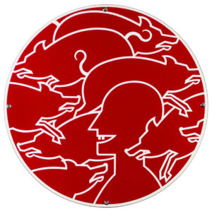 GEORG ETTL, Emailleschild Schweinehirt