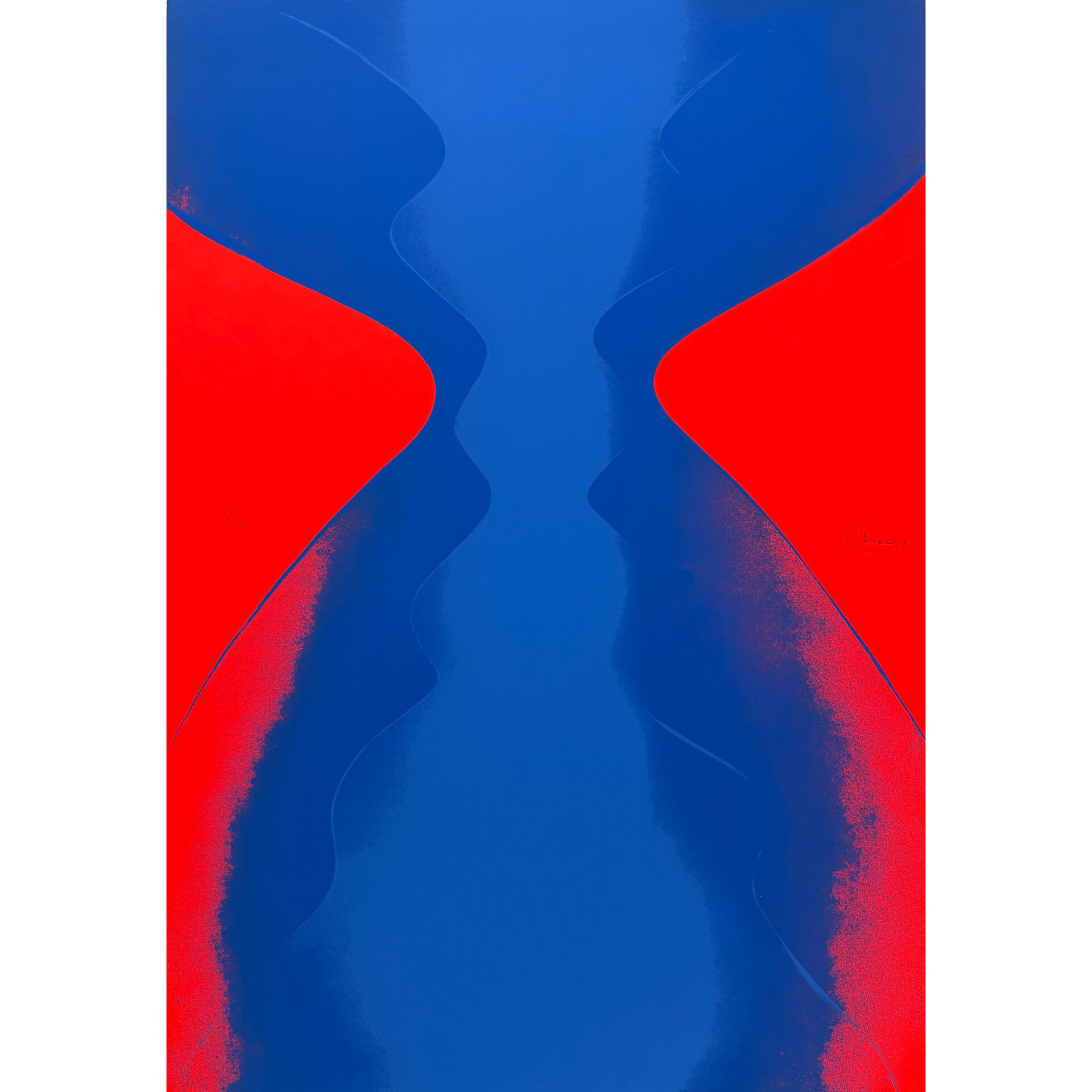 OTTO PIENE, Ciel Rouge Ciel Bleu